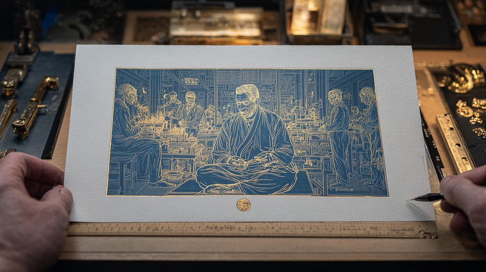Illustration: An anthropologist figure sitting cross-legged.