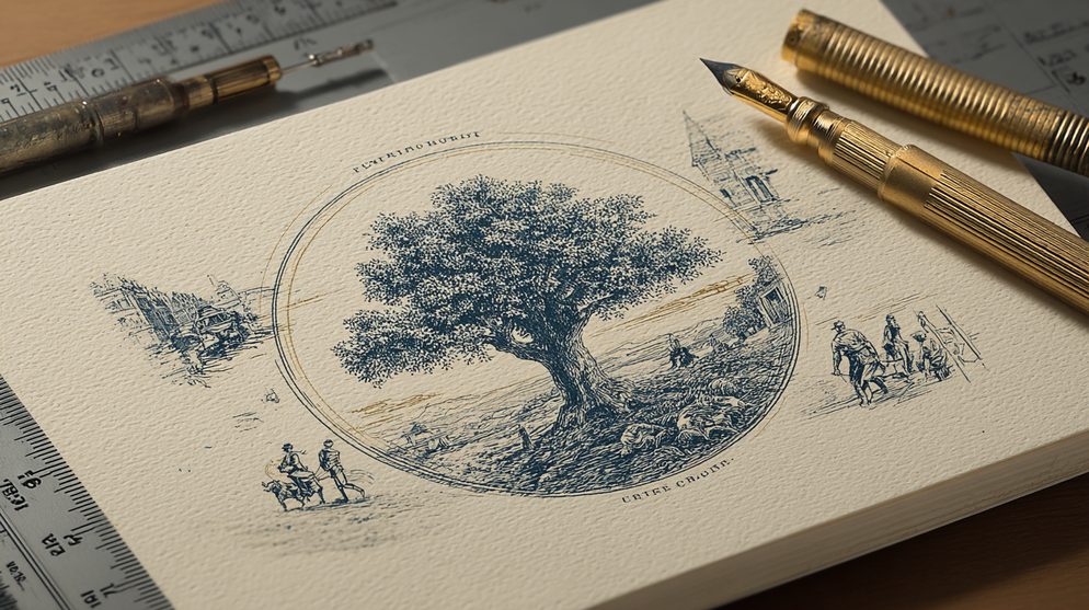 Illustration: A farmer figure patiently tending a single plant.