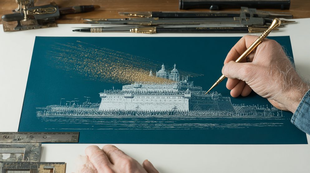 Illustration: Split image showing two contrasting organizations.