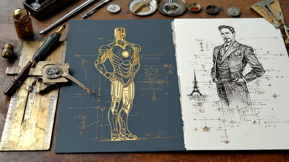 Illustration: Two versions of the same AI, the left a vague generalist.