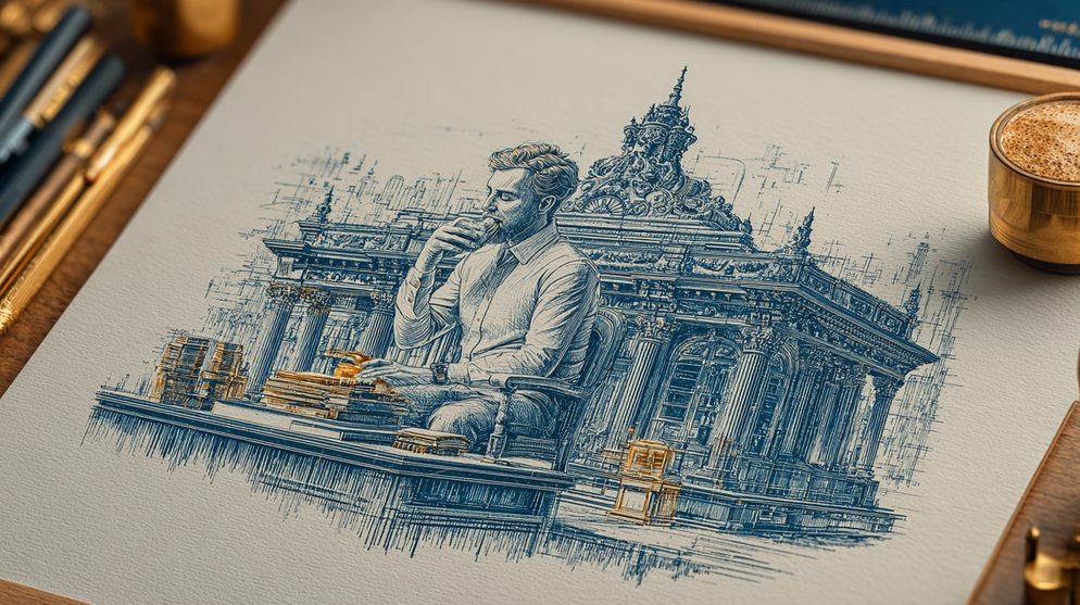 Illustration: A young customer service representative working casually.