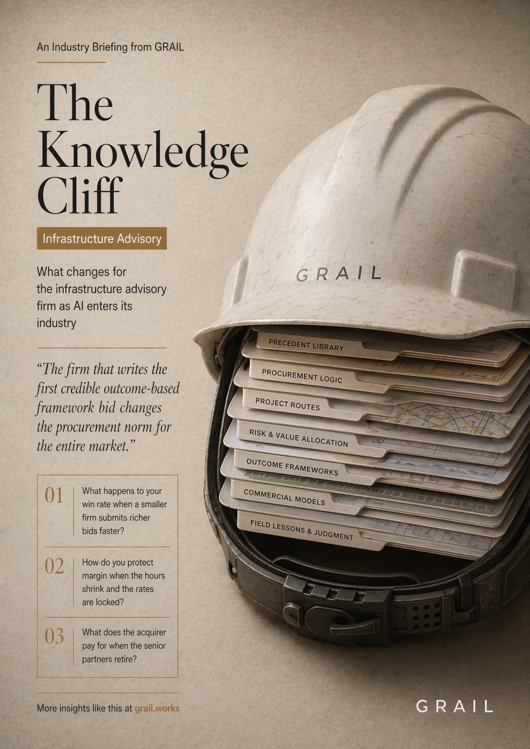 GRAIL industry briefing on AI in infrastructure and civil engineering for CEOs.