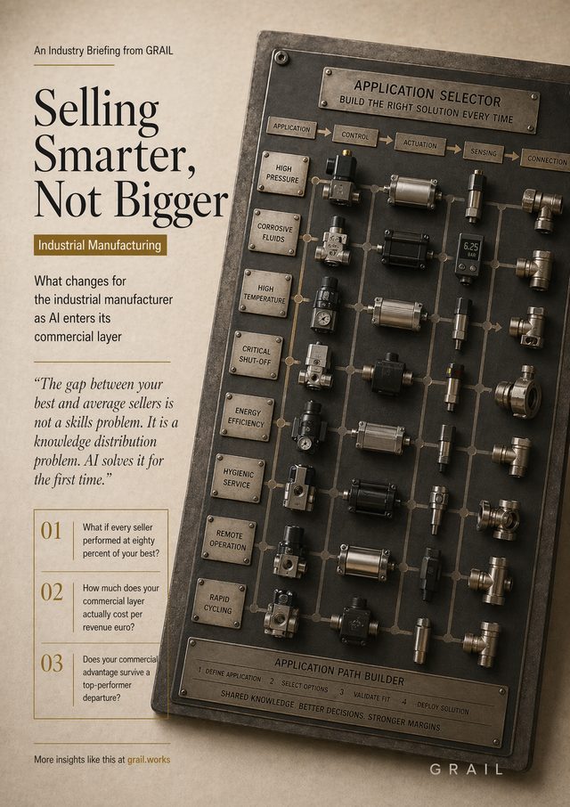 GRAIL CEO briefing cover for Manufacturing (Sales-Heavy).